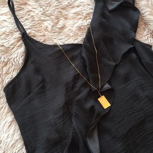 🌿 NWT flowy black cami, shirt, tank top, dressy